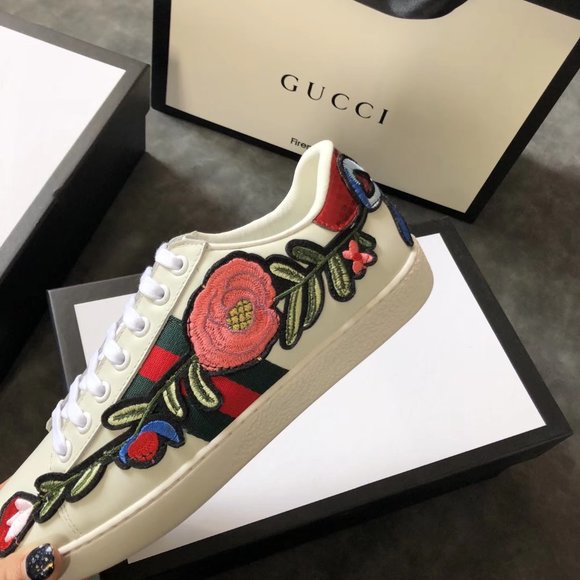 newgUCCI LEATHER CASUAL SHOES FOR WOMEN